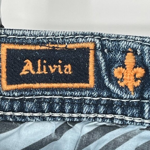 Rock Revival Jeans Size 30 Alivia Straight Leg  Low Rise - Picture 13 of 16